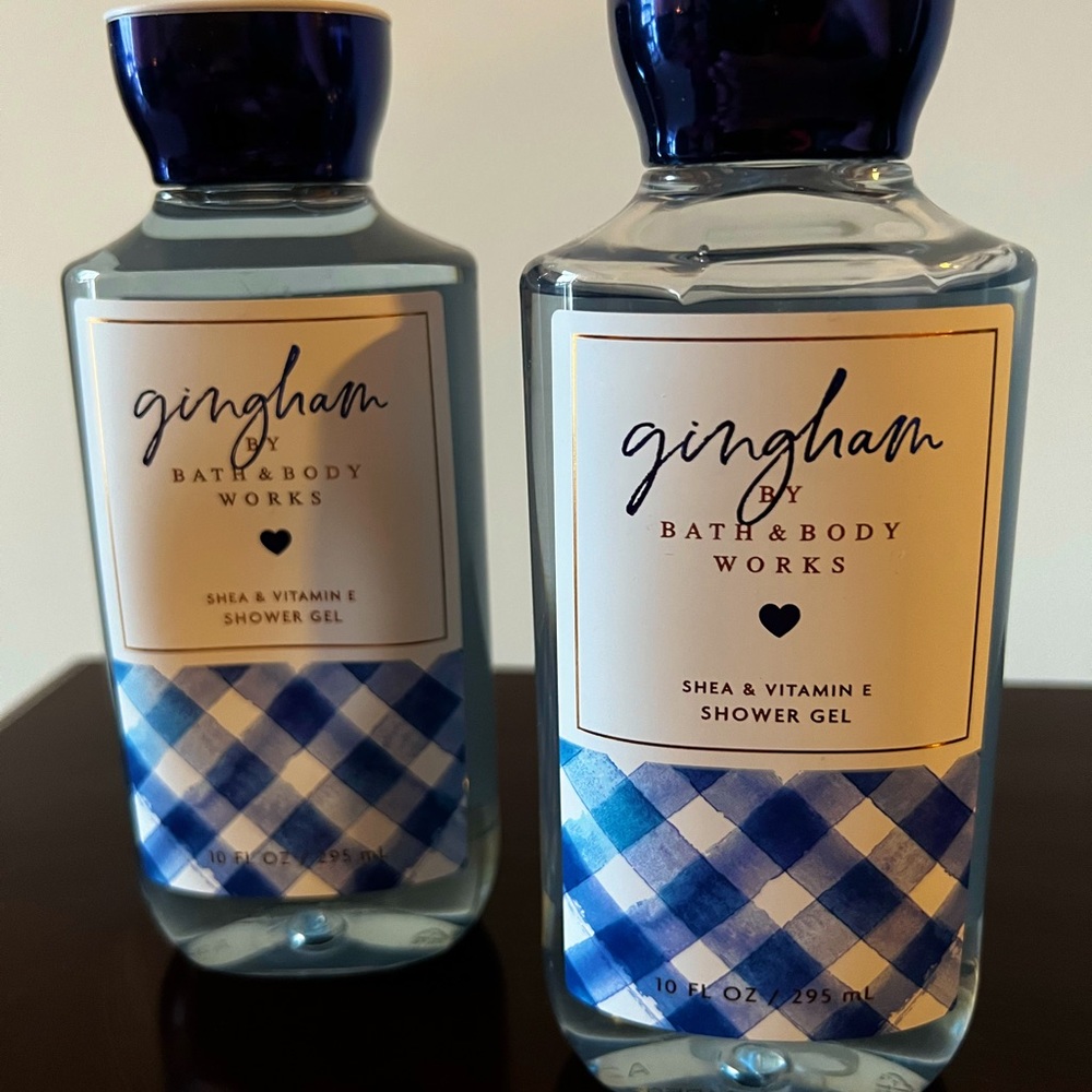 Bath and Body Works Gingham Shower Gel Wash 10 Ounce Full Size